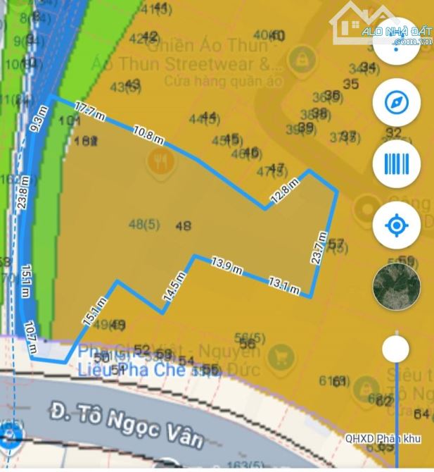 ĐẤT MẶT TIỀN TÔ NGỌC VÂN DÒNG TIỀN CHẢY ĐỀU VỀ TUI 150TR/THANG CHỈ 71 TỎI TL - 3
