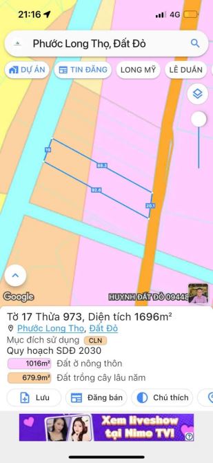 Xả gấp e cực đẹp- MẶT TIỀN PHẠM HÙNG- NGAY CỔNG KHU CÔNG NGHIỆP - ĐẤT ĐỎ - BRVT - 3
