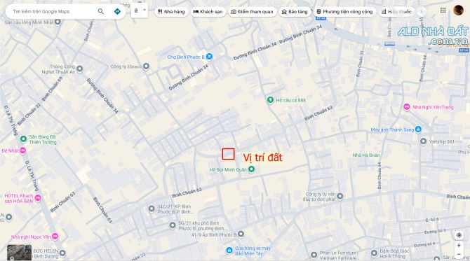 Bán đất 4.3x20.7m, mặt tiền Bình Chuẩn 63 p. Bình Chuẩn gần chợ Bình Phước B - 4