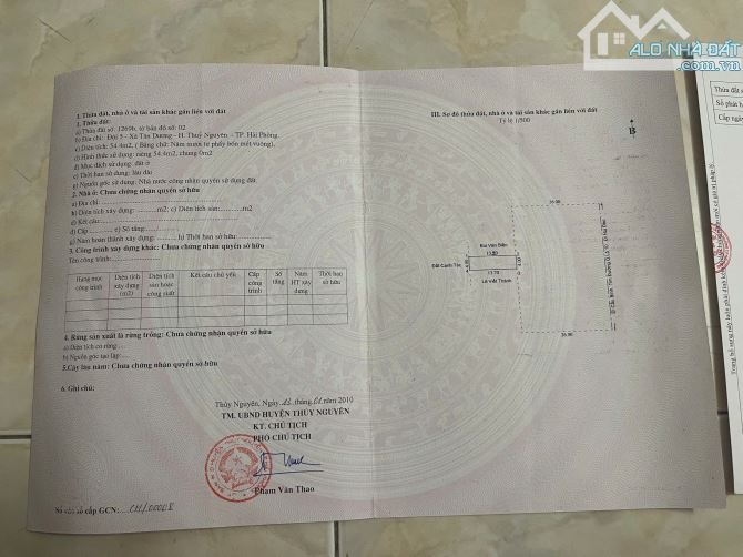 Bán đất mặt đường Cầu Bính, Phố Mới, Thủy Nguyên. Giá rẻ nhất khu vực - 4