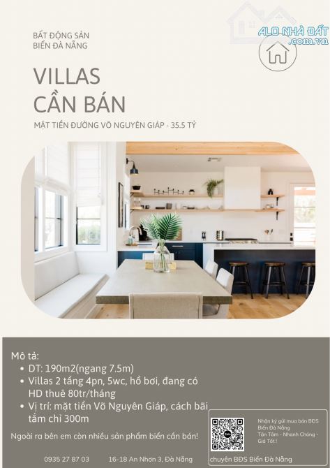 BÁN TÒA CĂN HỘ AN THƯỢNG, CÁCH BIỂN ĐÚNG 300M, NGAY PHỐ TÂY SẦM UẤT - 4