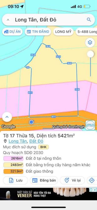 RA GẤP SIÊU RẺ - ĐẤT VIEW SUỐI - NGAY MẶT HỒ LỒ Ô - LONG TÂN - ĐẤT ĐỎ- BRVT - 4