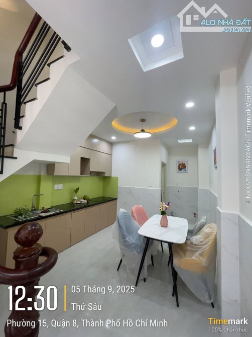 Hot! Nhà 4 tầng BTCT mới ở ngay Q8, 42m2 (3.6x12m), 4PN, full nội thất, nhỉnh 4 tỷ - 4