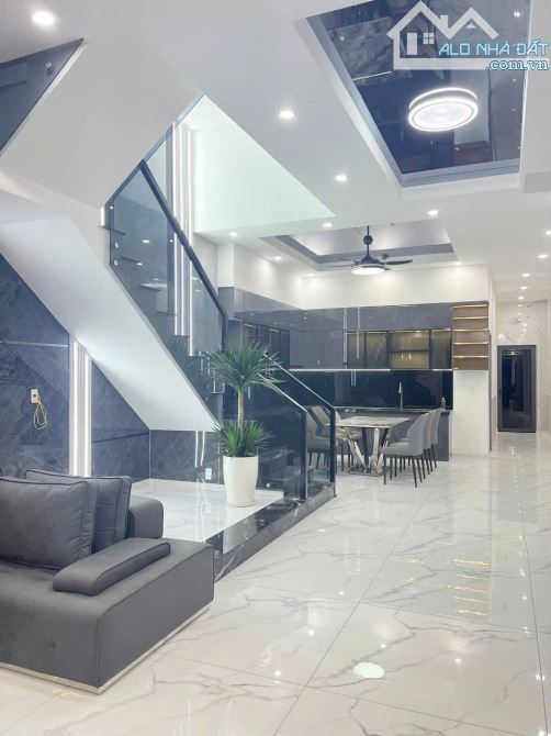 Nhà khu An Phú 1, 105m2 (ngang 5m) 1 trệt 2 lầu 4PN full nội thất, 2508 An Phú, Thuận An - 9