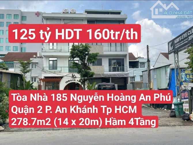 Tòa Nhà Mặt Tiền 185 Nguyễn Hoàng, An Phú Quận 2 (Tp. Thủ Đức) P. An Khánh Tp HCM