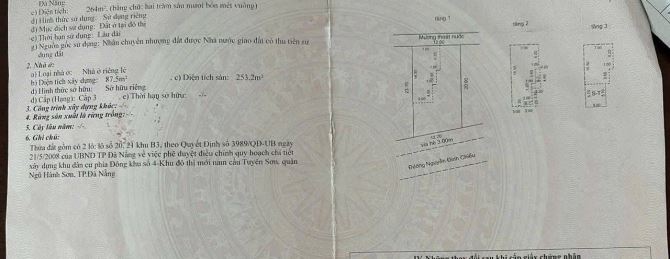Bán nhà 3 tầng mặt tiền Nguyễn Đình Chiểu - DT 264m- Gọi ĐÀM TIẾN🩷