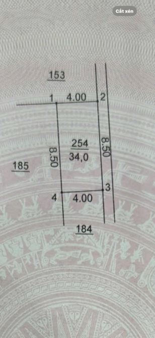 Bán nhà 5 tầng 34m² ô tô đỗ cửa, 1 nhà ra phố tại Quang Lãm, Phú Lãm, Hà Đông.  Diện tích: