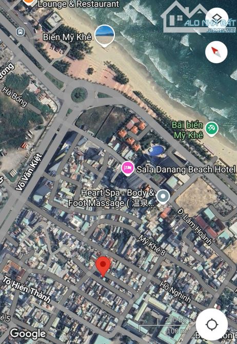 Bán Lô đất 93m2 Đường 4m K65 Tô Hiến Thành, ngay sát Hồ Nghinh, gần biển Mỹ Khê
