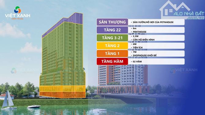 Căn hộ Sapana Hòa Xuân – An cư lý tưởng, đầu tư sinh lời bền vững, view sông pháo hoa