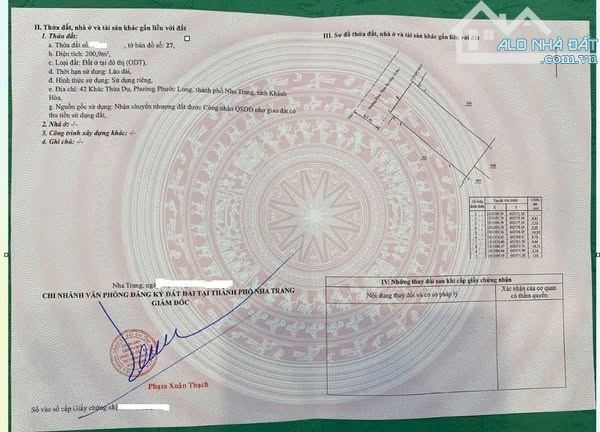 Đất rất đẹp đường KHÚC THỪA DỤ - NAM NHA TRANG sổ hồng đất đô thị, xây tự do