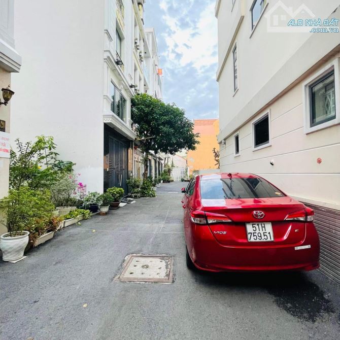 Bán Nhà Nơ Trang Long 5 Tầng, Khu Dân Cư Đồng Bộ, An Ninh Xe Hơi Ngủ Trong Nhà chỉ 10.499