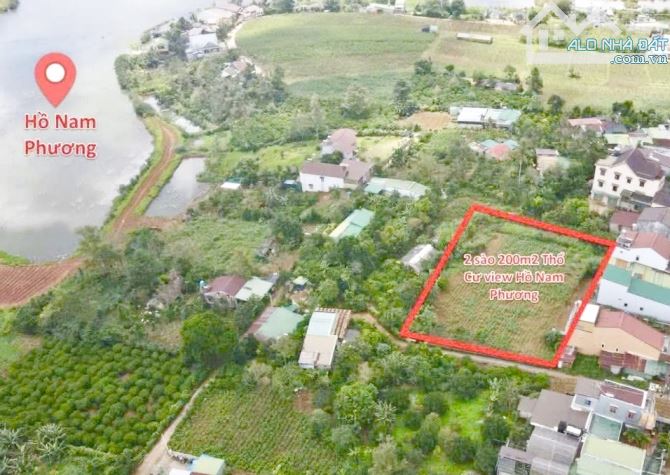 Bán đất view hồ Nam Phương, Dambri, phường 2 Bảo Lộc. CỰC ĐẸP