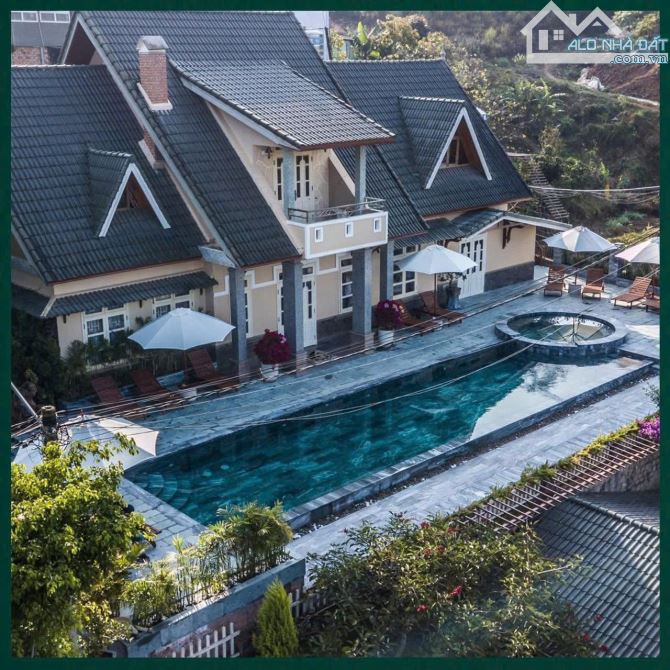 hu resort nghỉ dưỡng  view đồi thông Khe Sanh DT : 11000m2 Giá : 270 Tỷ