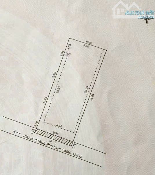 Bán 253m2 đất kiệt ô tô Trần Duy Chiến MT 10m Giá chỉ 4xtr/m2