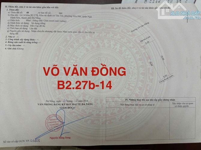 📌📌📌LÀM VIỆC TRỰC TIẾP GIÁ TỐT !!! bán  lô mặt tiền võ văn đồng