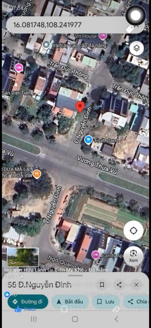 BÁN ĐẤT MT NGUYỄN ĐÌNH DT 80M NGANG 5M