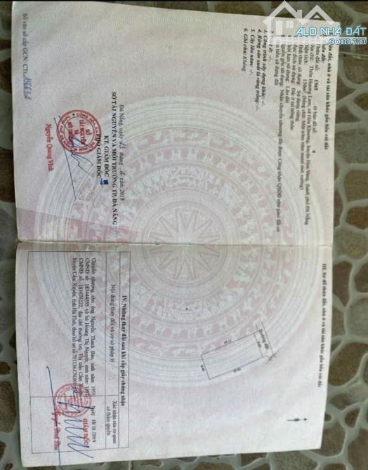 📌📌📌LÀM VIỆC TRỰC TIẾP GIÁ TỐT !!! Bán lô đất thôn Hương Lam , xã Hòa Khương
