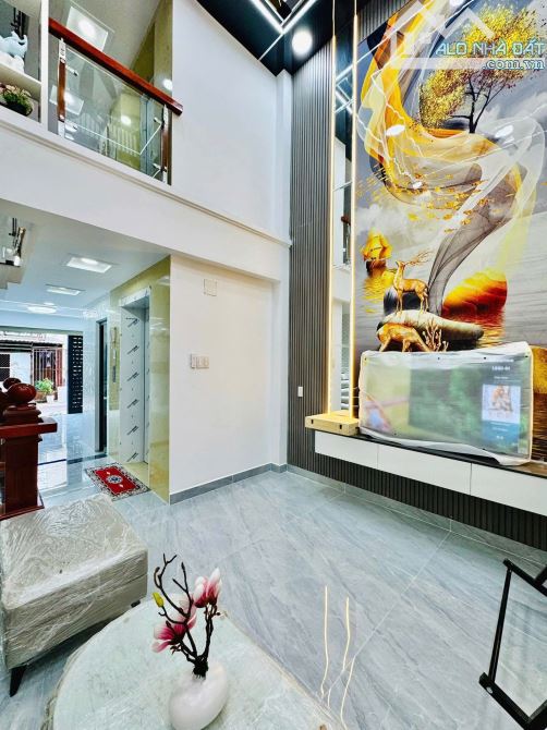 🏠Nhà Mới Xây Hẻm Xe Hơi-Có Thang máy💎 Nguyễn Tư Giản, Phường 12 💎4X13M 4 Lầu 5PN 6WC - 10