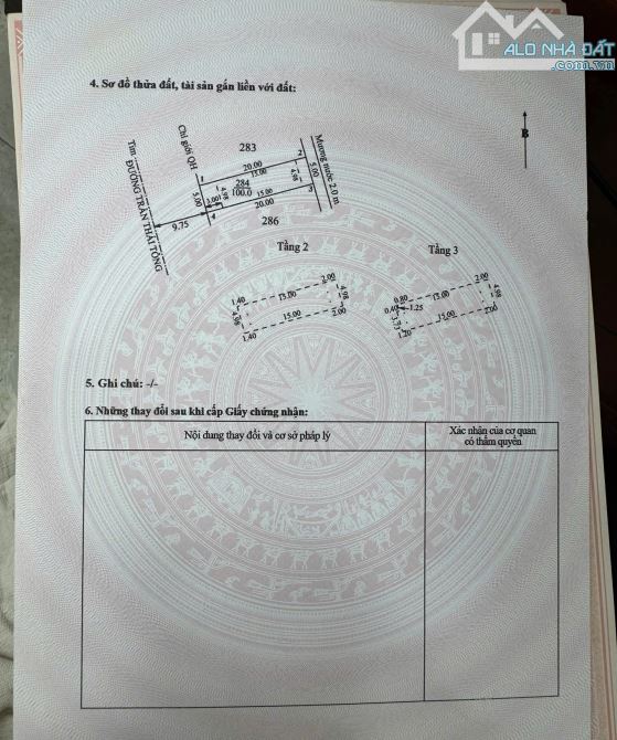 Bán nhà thô 3 tầng mặt tiền đường Trần Thái Tông, phường Thuận Hóa, TP Huế, chỉ 5,25 Tỷ - 11