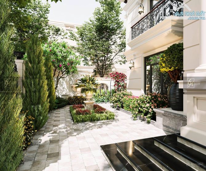 Biệt thự sân vường Công viên Cầu Giấy - Đường rộng 20m - 345m2 - MT 16m - hầm - 102 tỷ - 1