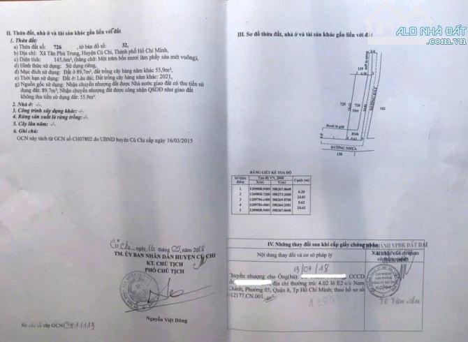 Bán gấp nhà 145m2 ở Tân Phú Trung shr giá 840 triệu - 1