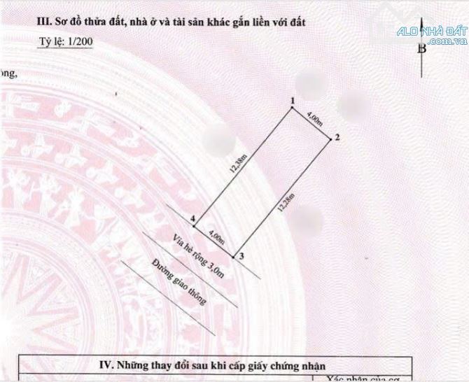Cần chuyển nhượng lô đất TĐC A51 hồ sen - Lê chân . Diện tích 49.3m ngang 4x12 - 1