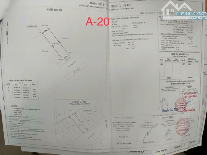 Hạ 300tr bán gấp 105m2 Thổ cư, xã Tân An Hội, Gần cầu vượt Củ Chi, SHR, 1 tỷ 695 - 1