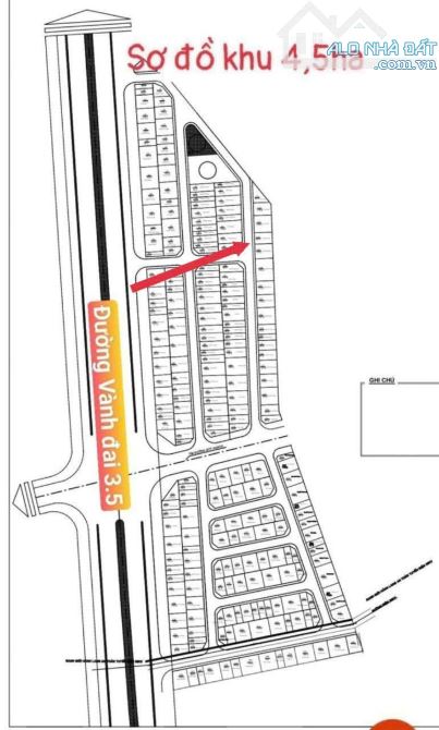 Bá,n Đất Vân Canh - Hoài Đức, 49.5m2. 2 Mặt Thoáng, Mặt đường 11m có vỉa hè 30m ra VĐ 3.5. - 1