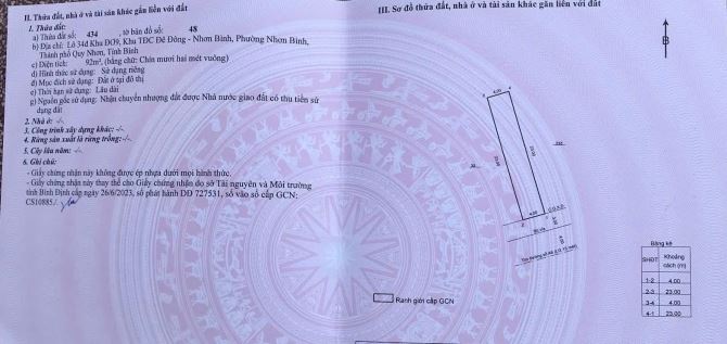 CHÍNH CHỦ GỬI BÁN LÔ ĐẤT ĐẸP – KHU ĐÊ ĐÔNG, P NHƠN BÌNH, TP QUY NHƠN - 2