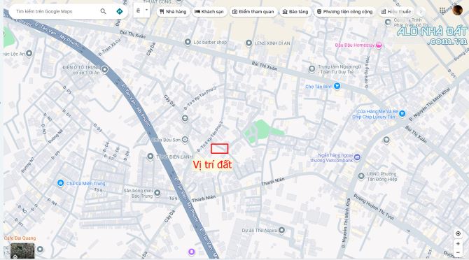Bán đất 4x29m, hẻm Cây Da p. Tân Bình gần chợ Tân Bình - 2