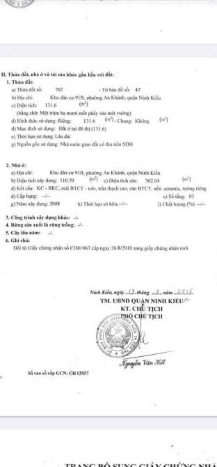BÁN NHÀ MẶT TIỀN 29m ĐƯỜNG TRẦN HOÀNG NA, 1 TRỆT 2 LẦU - 2