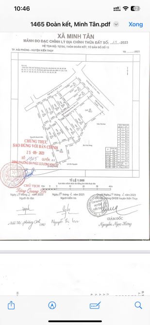 Lô góc 81m2 trục thôn Minh Tân, Kiến Thụy cách Ga Nam Hải Phòng chỉ 300m - 3