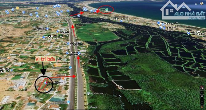BÁN ĐẤT VƯỜN TỊNH KHÊ 416M² CÓ 300M THỔ CƯ NGAY RỪNG DỪA – CHỈ 1.85 TỶ – CÁCH BIỂN 1.3KM - 3