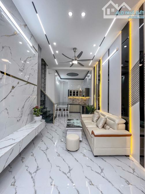 BÁN NHÀ TRỆT LẦU MỚI 100% ĐANG HOÀN THIỆN CÁCH CHỢ AN BÌNH 100M- ĐƯỜNG HOÀNG QUỐC VIỆT - T - 3