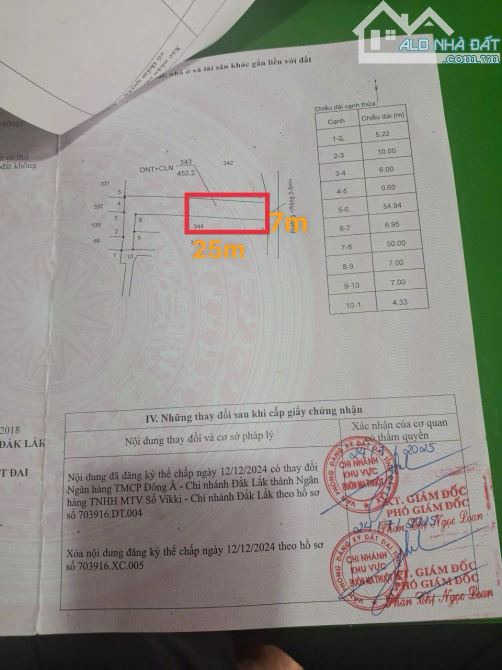 bán đất thôn cao thành - Eakao - 1.190 tỷ - 3
