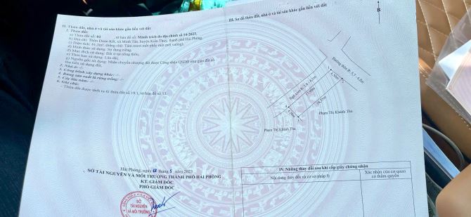 Lô góc 81m2 trục thôn Minh Tân, Kiến Thụy cách Ga Nam Hải Phòng chỉ 300m - 4