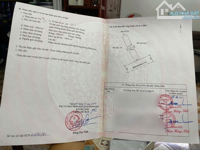 198m2 mặt đường trục chính Tân Thành, Dương Kinh - 4