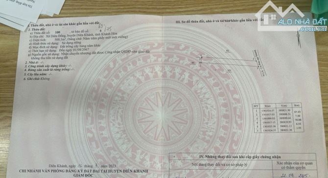 Bán đất vườn Diên Đồng sát bên khu dân cư- đường bê tông oto tới nơi - 4