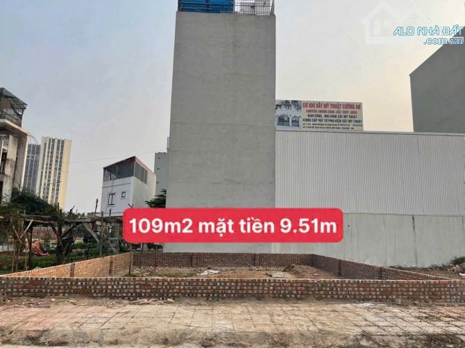 Bá,n Đất Vân Canh - Hoài Đức, 109.2m². Mặt Tiền 9.51m. Đường 11m có vỉa hè gần công viên. - 4