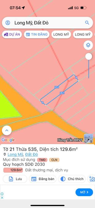 THỊ TRẤN PHƯỚC HẢI - 2 LÔ LIÊN KỀ VEN NÚI MINH ĐẠM 🌈DT 5x27m -129m2 - 5