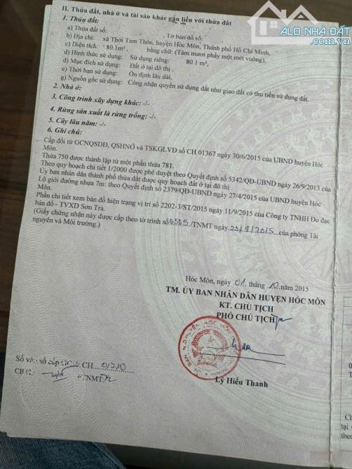 Cần bán lô đất sẵn dãy trọ đường Trịnh Thị Miếng xã Thới Tam Thôn, huyện Hóc Môn giá 900TR - 5