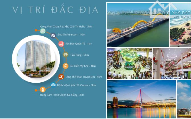 Căn hộ góc 2 mặt Wiew biển 117,6m2, 3PN, ngay trung tâm thành phố Đà Nẵng - 9