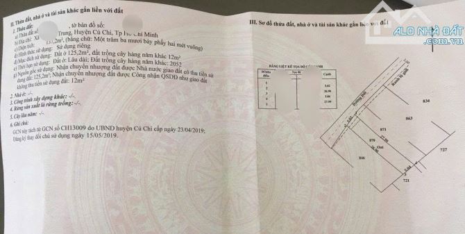 GẤP ! Bán nhanh nhà c4 ở Bệnh Viện Xuyên Á Củ Chi 5x26 ( 137m2 ) 860 TRIỆU Sổ hồng riêng - 9