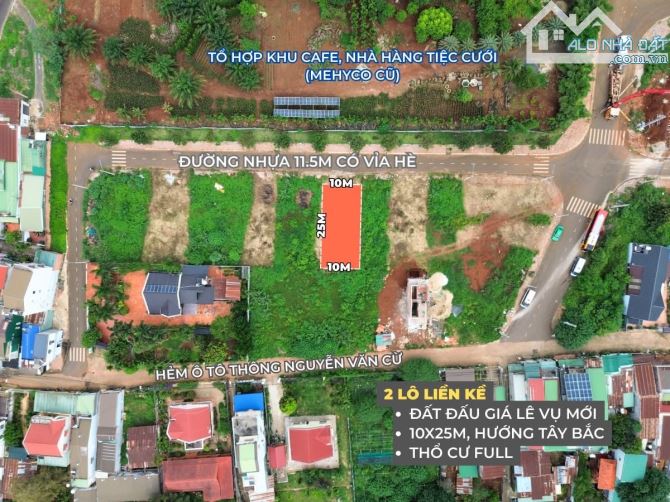 Đất đấu giá KHU LÊ VỤ DT: 10x25m H: Tây Bắc Giá: 9,9 tỉ
