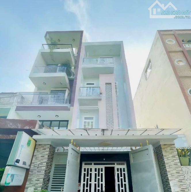 Quận Tân Phú-Hẻm ô tô 6M-Gần AEON-Nguyễn Hữu Tiến-P.Tây Thạnh-78m2-4x20-4tầng-5PN,6WC