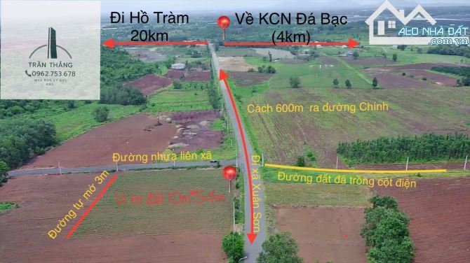 Bán lô đất Chính Chủ Suối Rao - Phủ Hồng - Đường Nhựa 8m. KDC