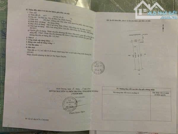 Bán nhà đang kinh doanh trường mầm non Phú An - Bến Cát