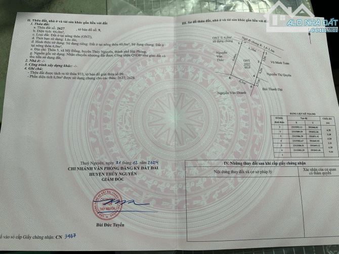 ☸️ Gửi bán lô đất tại Mỹ Đồng( Phường Lê Hồng Phong mới ) giá 5xx ☸️
