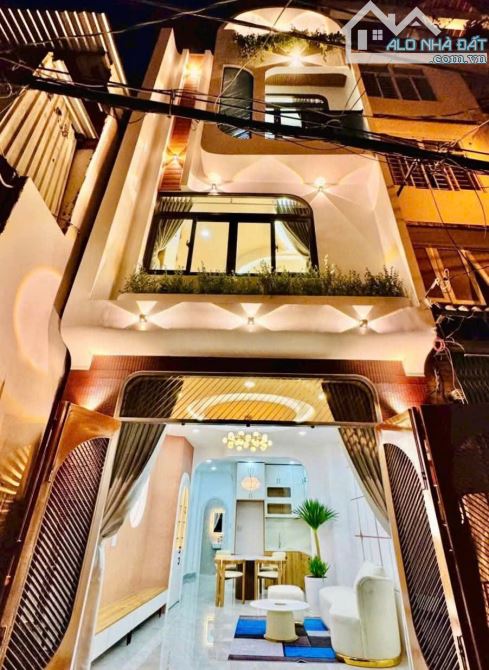 SIÊU PHẨM HẺM XE HƠI THÔNG - NGAY CHỢ BÀ CHIỂU - GIÁP Q1 - 43 M2 - 5 TẦNG - 8.85 TỶ