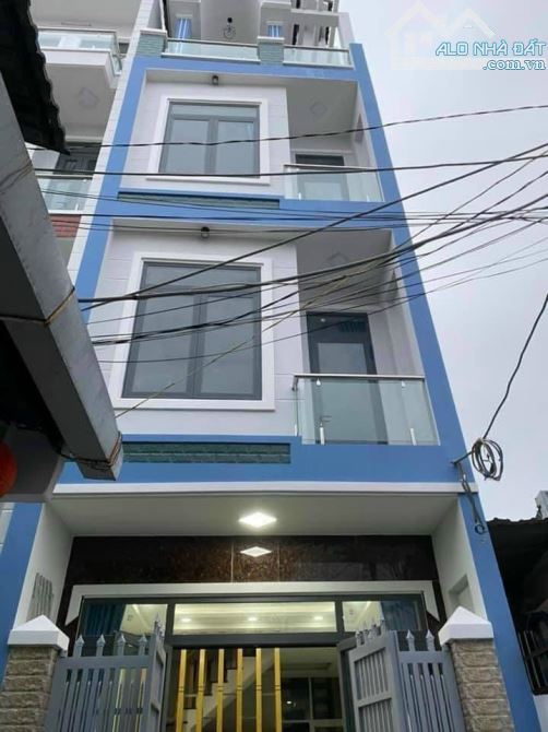 Bán nhà 1T3L mới đẹp hẻm ô tô Trương Công Định, P8, gần chợ Năm Tầng